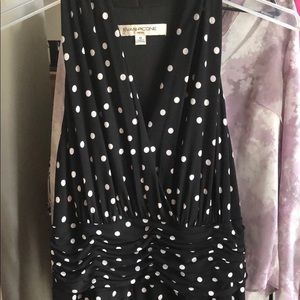 Maxi polka dot dress